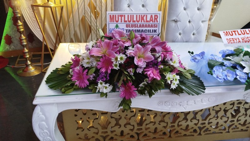 Lüks Nikah Masası Çiçeği