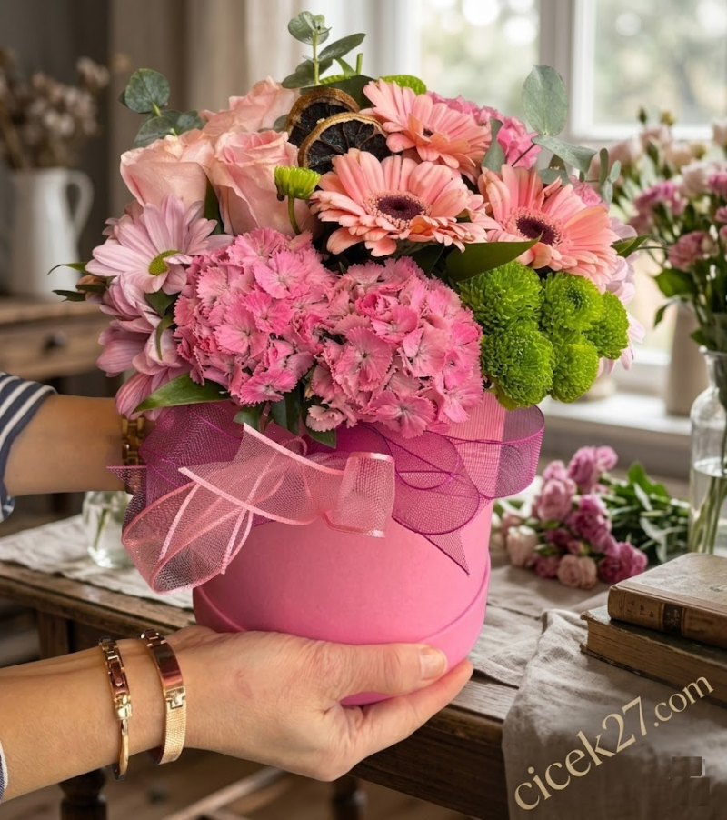 Premium Pembe Kutuda Tasarım